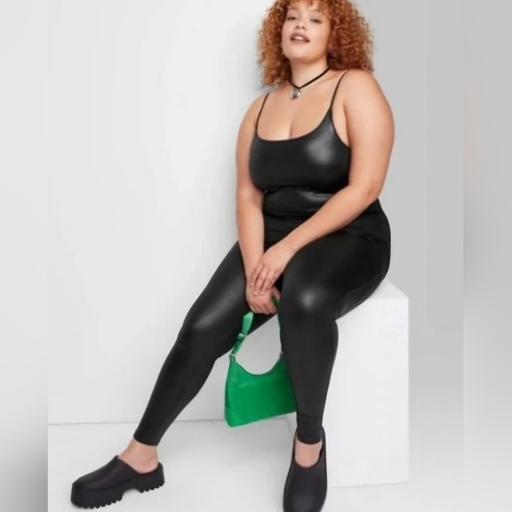 Wild Fable Liquid Bodysuit Black
